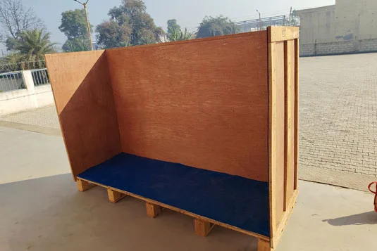 heavy-duty wooden export crate