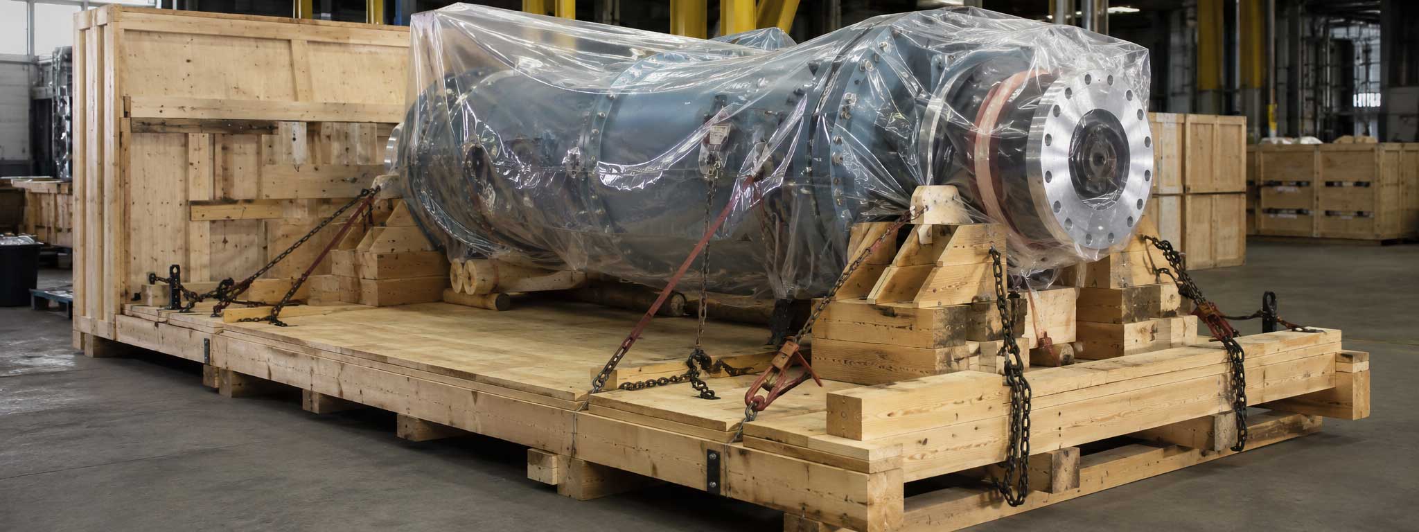 Heavy Industrial Machinery Packaging